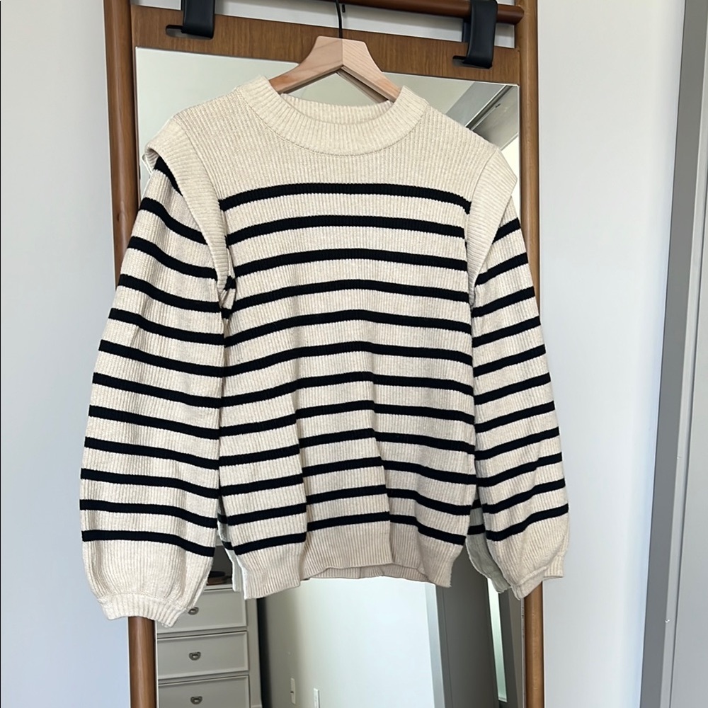 Striped Crew Neck Sweater